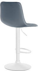 Barhocker Lex Kunstleder Wei� - grau