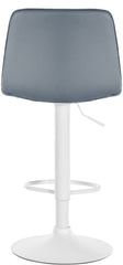 Barhocker Lex Kunstleder Wei� - grau