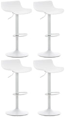 4er Set Barhocker Aveiro - wei�