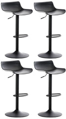 4er Set Barhocker Aveiro - schwarz