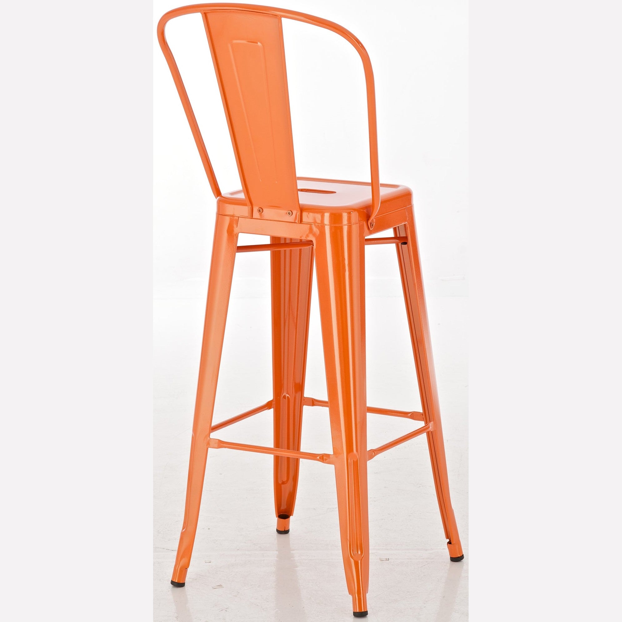 4er Set Barhocker Aiden - orange by Dropshipping-Europe – Barhocker