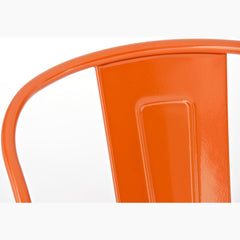 4er Set Barhocker Aiden - orange by Dropshipping-Europe – Barhocker