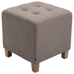 2er Set Sitzhocker Pharao, antik-hell - taupe