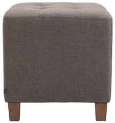 2er Set Sitzhocker Pharao, antik-hell - taupe