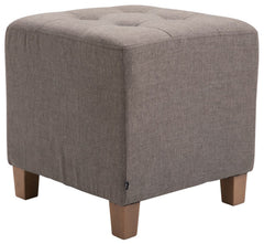 2er Set Sitzhocker Pharao, antik-hell - taupe