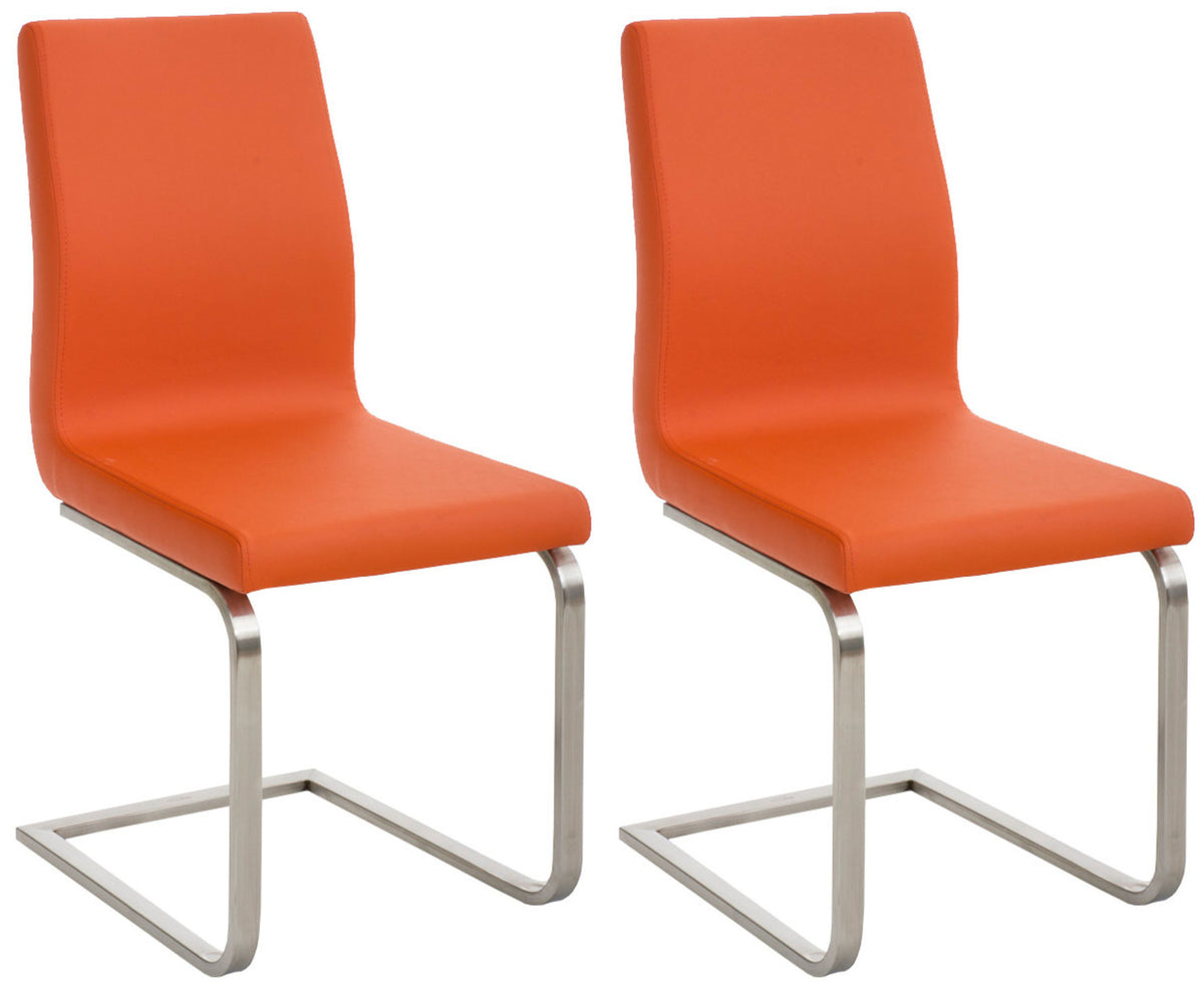 2er Set Esszimmerstühle Belfort - orange