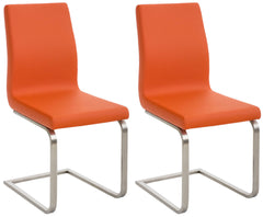 2er Set Esszimmerstühle Belfort - orange