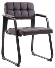 2er Set Besucherst�hle Canada B Kunstleder - braun