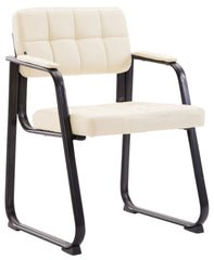 2er Set Besucherst�hle Canada B Kunstleder - creme