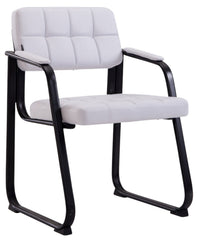2er Set Besucherst�hle Canada B Kunstleder - wei�