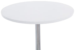 2er Set Stehtische rund - wei� matt