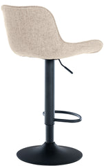 Barhocker Minosa Stoff - taupe