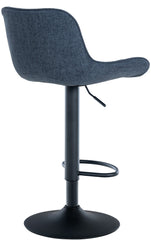 Barhocker Minosa Stoff - blau