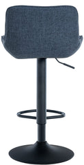 Barhocker Minosa Stoff - blau