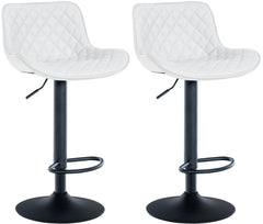 2er Set Barhocker Minosa Kunstleder - wei�