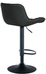 2er Set Barhocker Minosa Kunstleder - schwarz