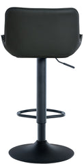 2er Set Barhocker Minosa Kunstleder - schwarz