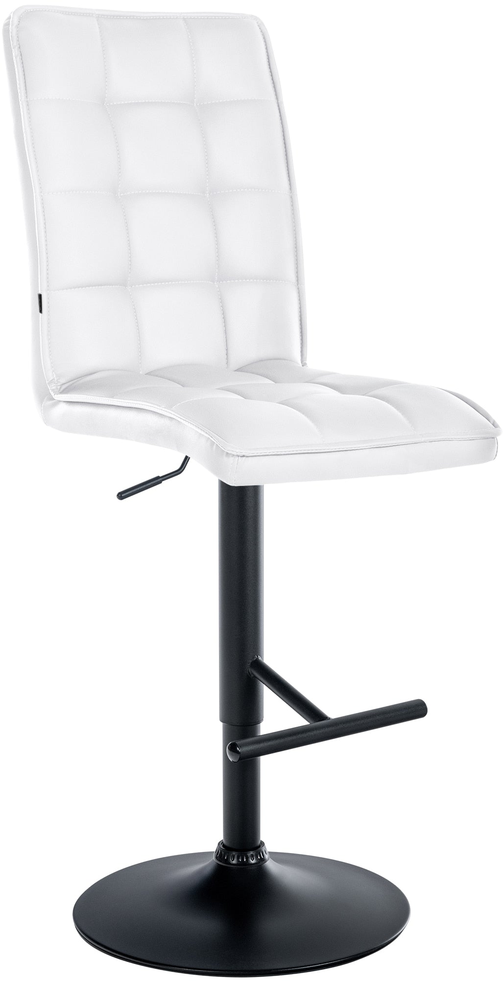 Barhocker Peking V2 Kunstleder schwarz - wei�