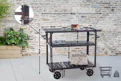 Servierwagen Spring - bronze