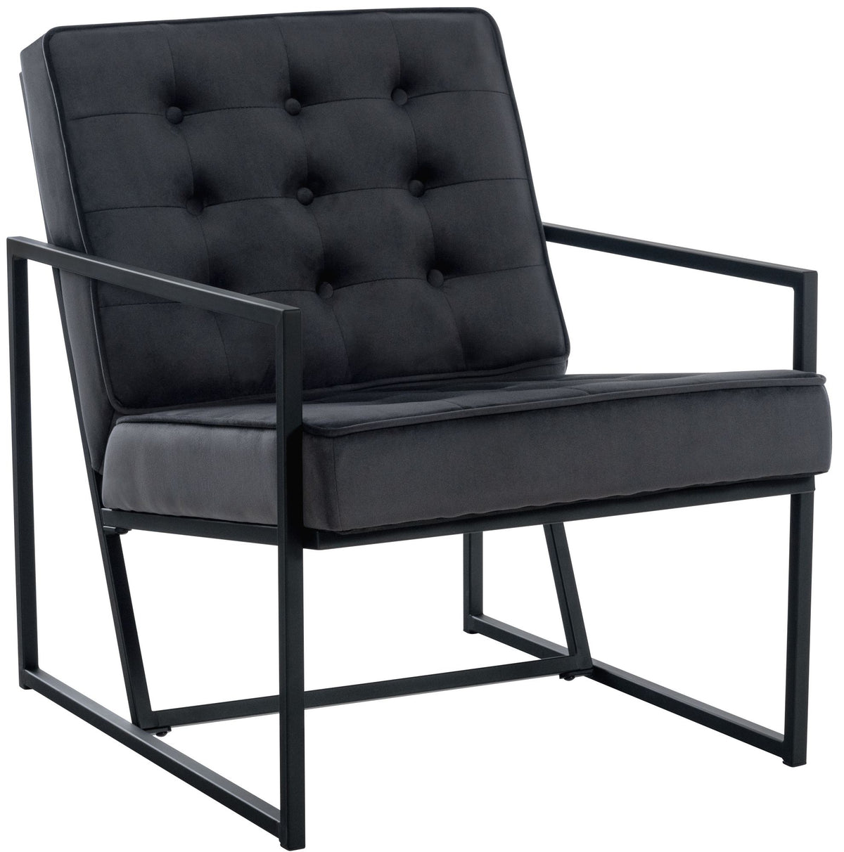 Lounger Avon Samt - grau