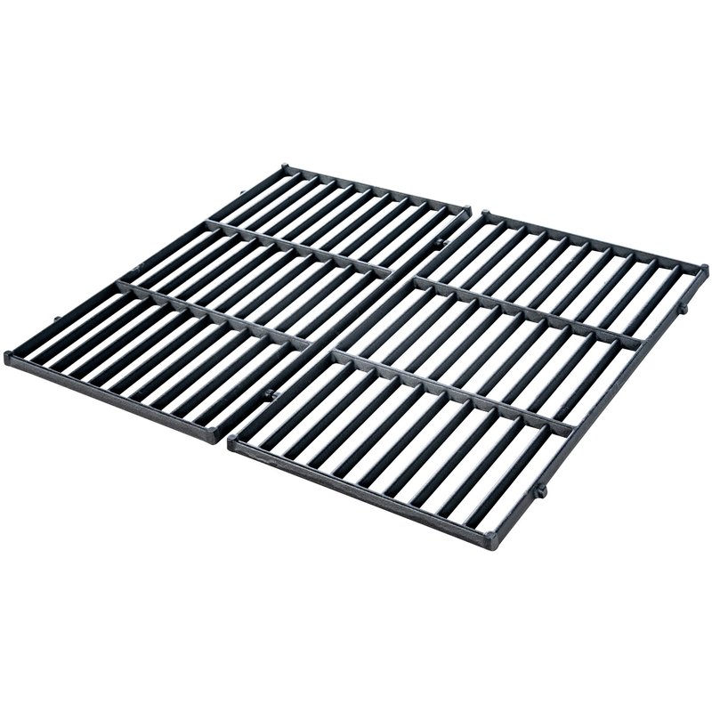 Grillrost Set 44,5x26 cm - schwarz