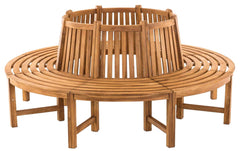 Baumbank Novum rund 200 cm - teak