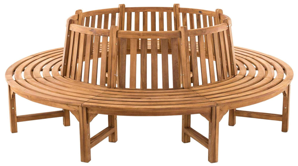 Baumbank Novum rund 250 cm - teak