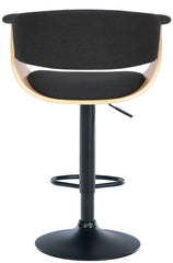 Barhocker Vestal Stoff - natura/schwarz