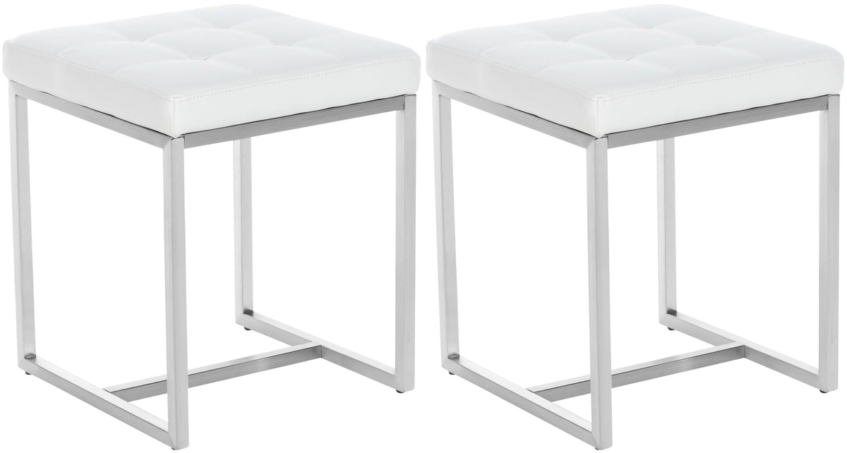 2er Set Sitzhocker Barci - wei�