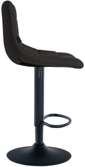 Barhocker Jerry Stoff schwarz - schwarz