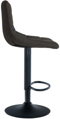 Barhocker Jerry Stoff schwarz - dunkelgrau