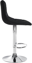 Barhocker Jerry Kunstleder chrom - schwarz