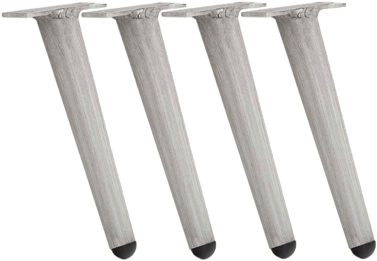 4er Set M�belf��e 26 cm - hellgrau