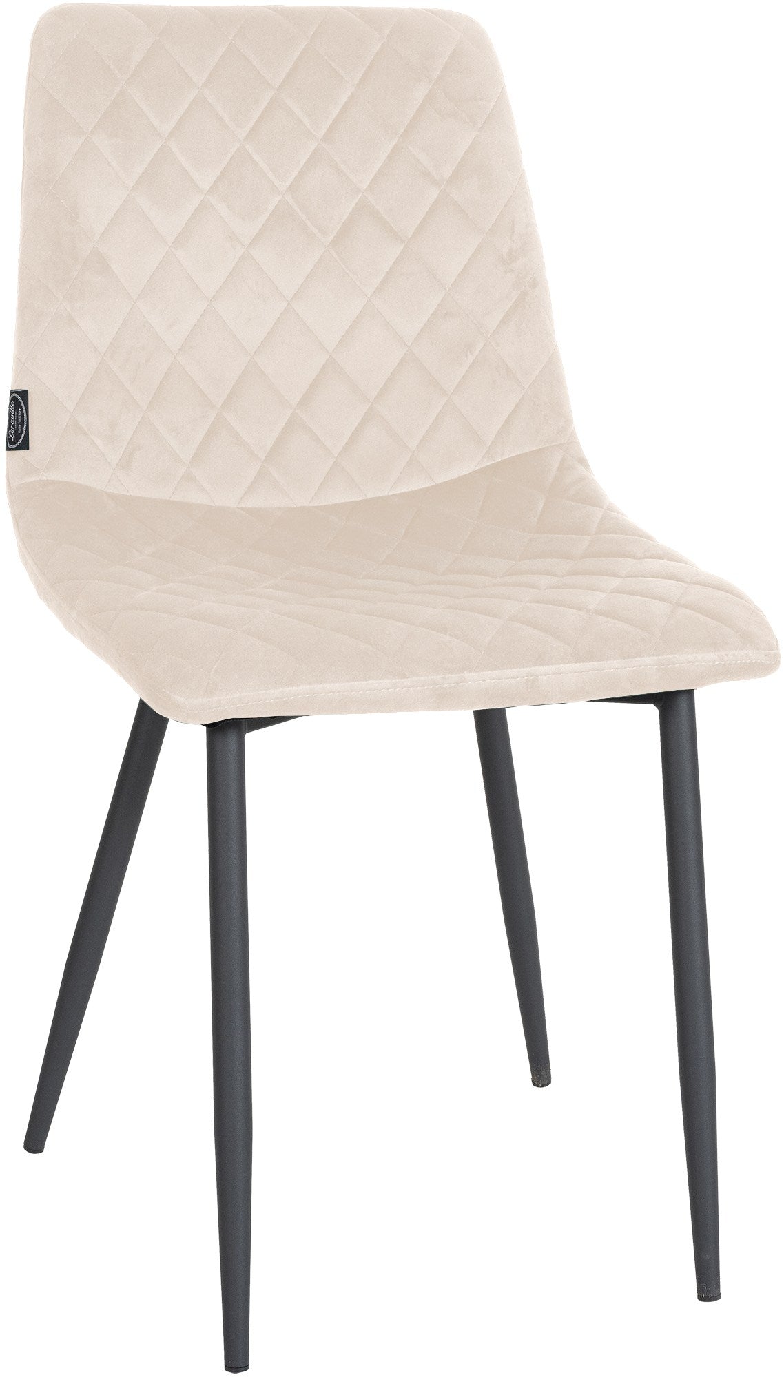 Stuhl Telde Samt - creme