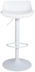 Barhocker Aveiro Kunstleder - wei�