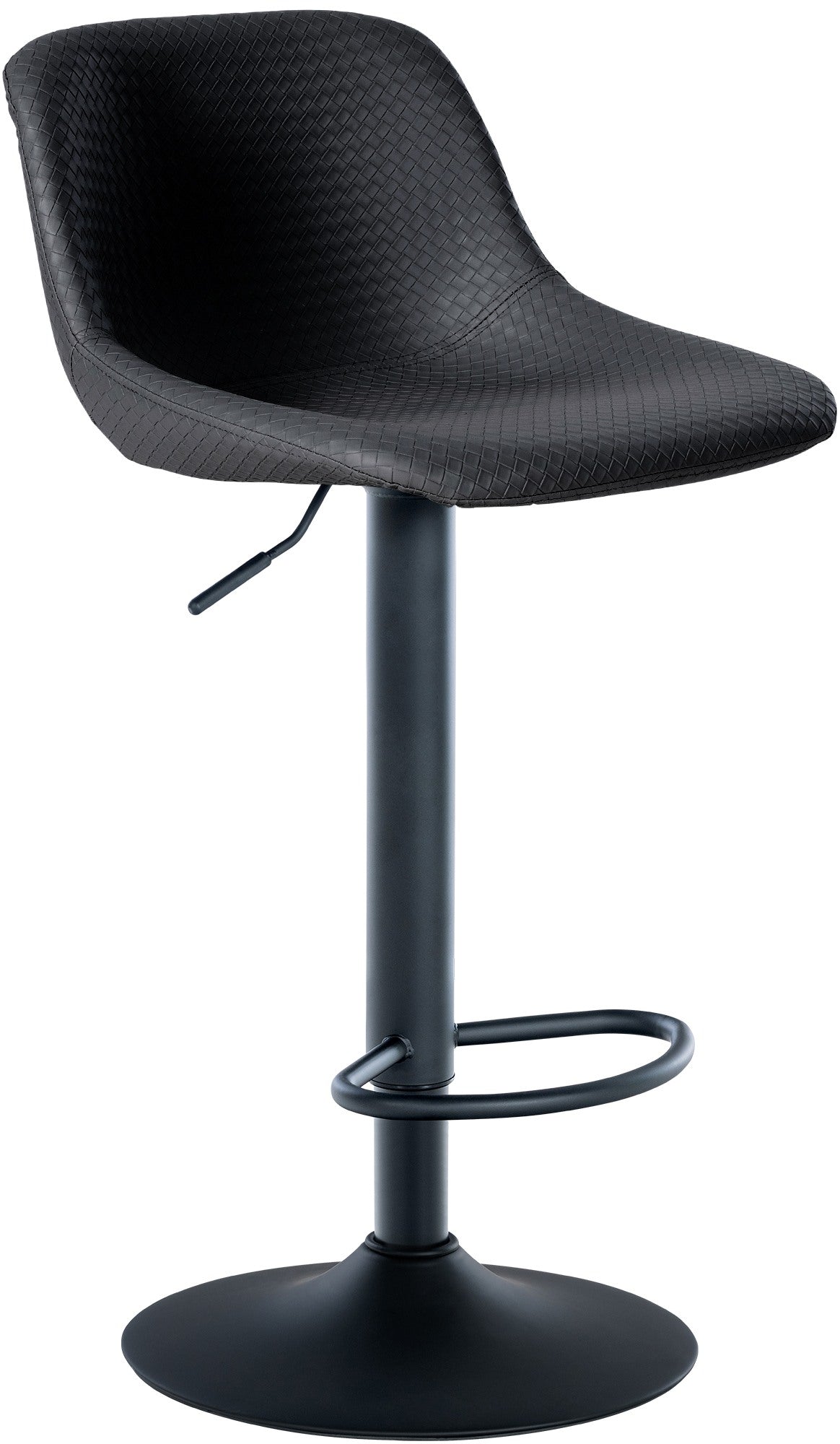 Barhocker Loft Kunstleder - schwarz