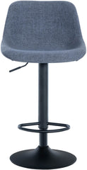 Barhocker Loft Stoff - blau
