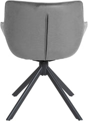 Stuhl Westport Samt - grau