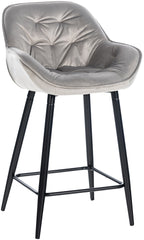 Barhocker Gibson 76 Samt - grau