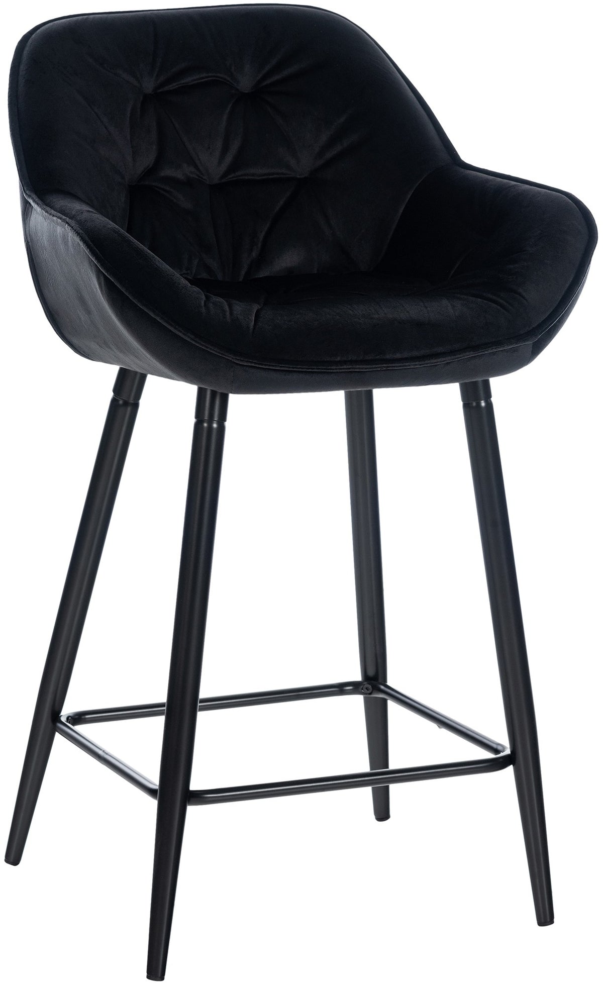 Barhocker Gibson 76 Samt - schwarz