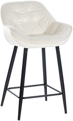 Barhocker Gibson 76 Samt - creme