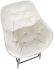 Barhocker Gibson 76 Samt - creme