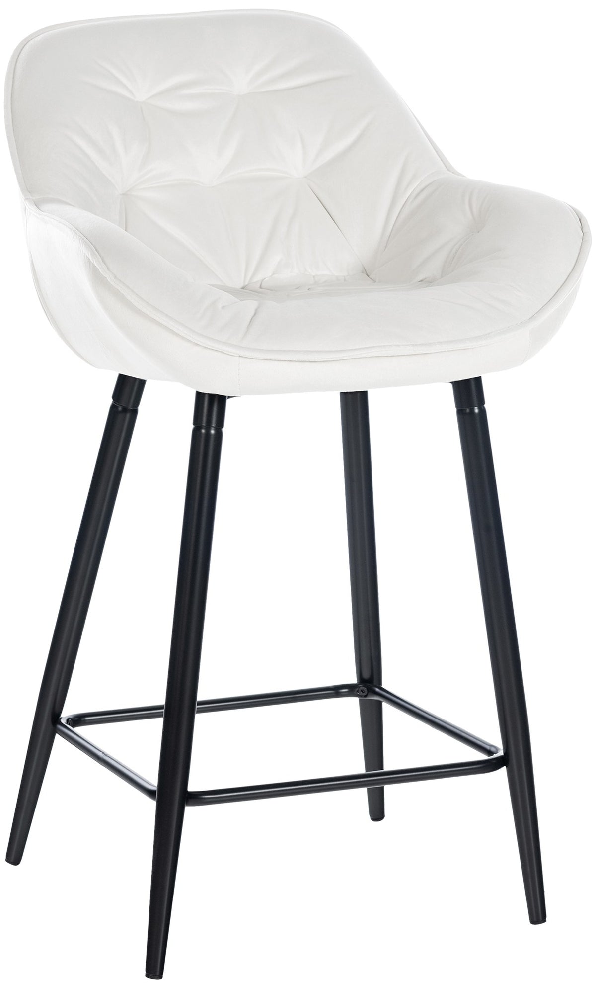 Barhocker Gibson 76 Samt - cremewei�
