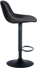 2er Set Barhocker Loft Kunstleder - schwarz