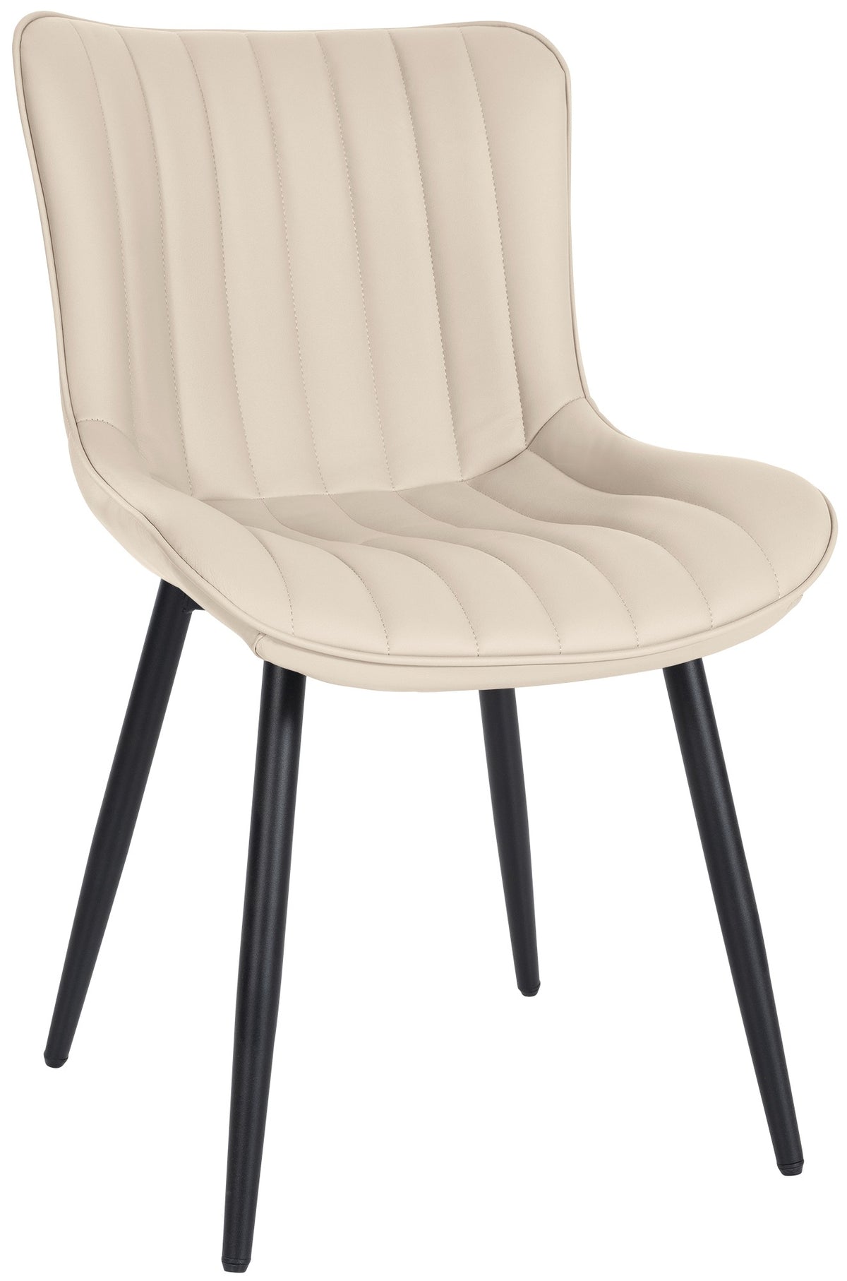 Stuhl Largo Kunstleder - creme