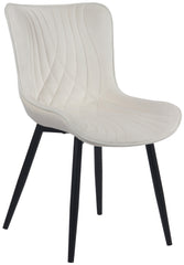 Stuhl Brady Samt - creme
