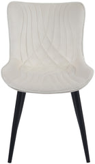 Stuhl Brady Samt - creme