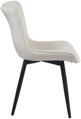 Stuhl Brady Samt - creme