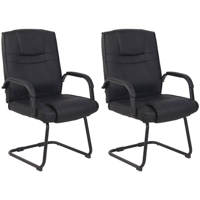 2er Set St�hle Attila - schwarz/schwarz