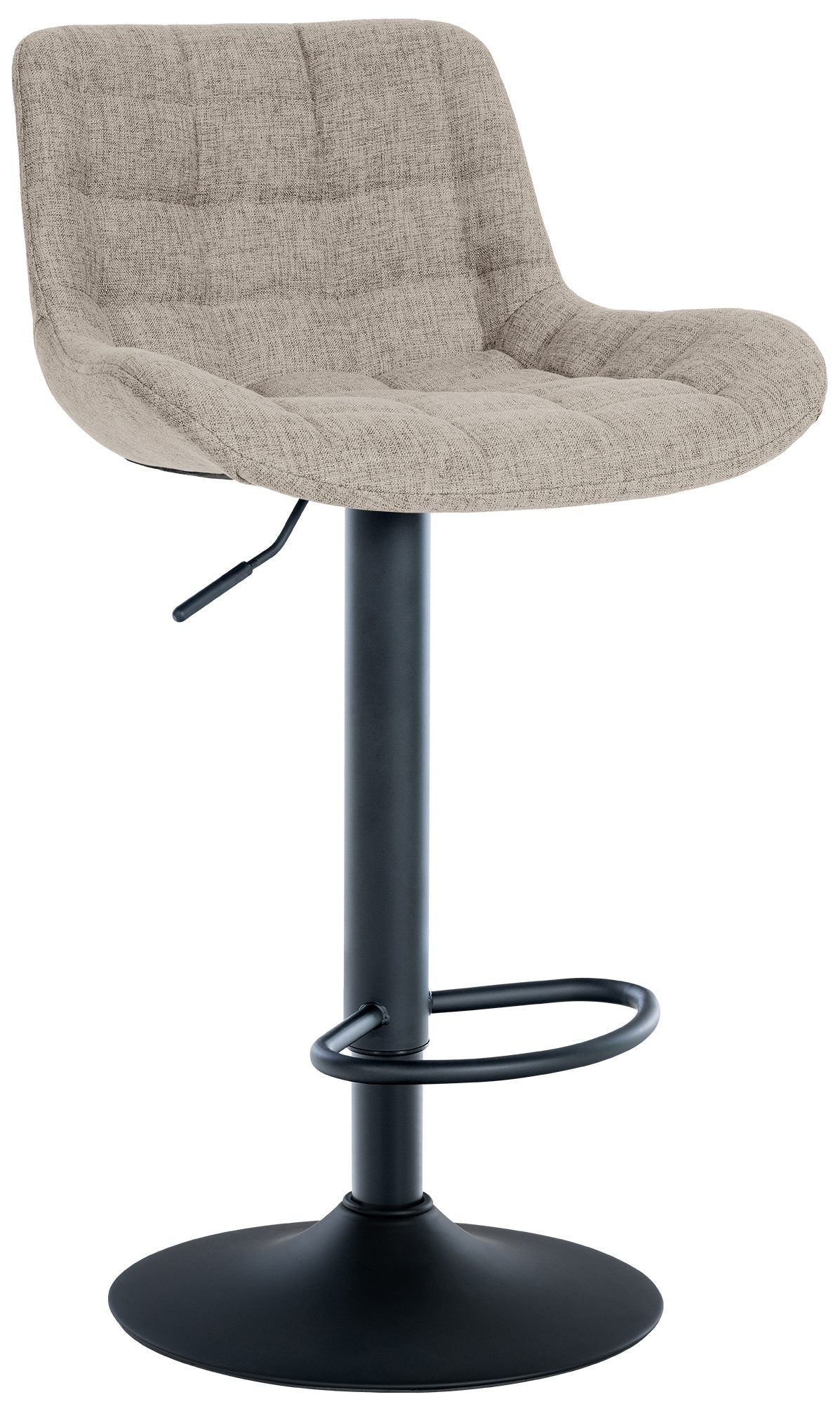 Barhocker Tover Stoff - taupe